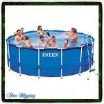 Pool-Swimming-Metal-Frame-Round-15-X-48-Above-Set-w-Filter-Intex-Pump-Filter-Pools-Swim-Discount-Patio-Family-Backyard-Summer-Fun-Wall-Walled-Safety-New-Guarantee-with-Its-Only-Ebook-0