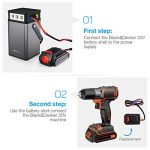 Powerextra-Portable-Inverter-Generator-Battery-Back-55Wh-15000mAhPower-Source-Station-DC-10V20V-with-Dual-USB-Charger-for-BlackDecker-18V-and-20V-tools-Smart-phone-iPad-Tablet-Laptop-and-More-0-1