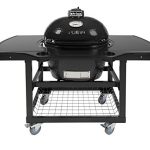 Primo-Oval-LG-300-Ceramic-Smoker-Grill-On-Cart-with-1-Piece-Island-Top-0