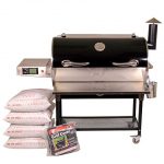 REC-TEC-Grills-Bull-RT-700-Bundle-WiFi-Enabled-Portable-Wood-Pellet-Grill-Built-in-Meat-Probes-Stainless-Steel-40lb-Hopper-6-Year-Warranty-Hotflash-Ceramic-Ignition-System-0