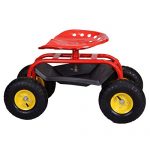 Rolling-Garden-Cart-Work-Seat-With-Heavy-Duty-Tool-Tray-Durable-Planting-Red-0