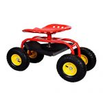 Rolling-Garden-Cart-Work-Seat-With-Heavy-Duty-Tool-Tray-Durable-Planting-Red-0-3