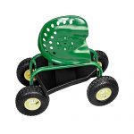 Rolling-Garden-Cart-Work-Seat-with-Heavy-Duty-Tool-Tray-Gardening-Planting-Green-0-0