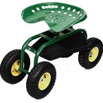 Rolling-Garden-Cart-Work-Seat-with-Heavy-Duty-Tool-Tray-Gardening-Planting-Green-0-7