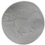 Round-16in-Horse-Stepping-Stone-Concrete-or-Plaster-Mold-1122-0