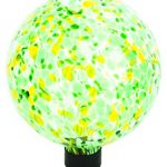 Russco-III-GD137128-Glass-Gazing-Ball-10-Green-Spots-0