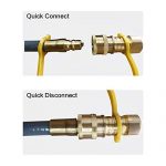 SHINESTAR-24-feet-Natural-Gas-Hose-with-38-Male-Flare-Quick-ConnectDisconnect-for-BBQ-Gas-Grill-50000-BTU-Fits-Low-Pressure-Appliance-with-38-Female-Flare-Fitting-CSA-Certified-0-1