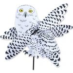SNOWY-OWL-Whirligig-Garden-Stake-Wind-Spinner-by-Premier-Kites-Designs-0