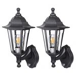 SPECILITE-Motion-Sensor-LED-Porch-Light-Outdoor–Special-Handling-Anti-Corrosion-Durable-Plastic-Material-Waterproof-Exterior-Wall-Security-Light-Fixtures-for-Yard-Garage–2-Pack-Wall-Lanterns-0