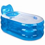 SYHY-Inflatable-Pool-Bathtub-Thicken-Adult-Bathtub-Folding-Bathtub-Bathtub-Bathewith-PillowTransparent-blue-0