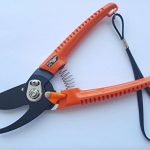 Saboten-1250-Pruning-Shears-8-Mighty-Grip-Heavy-Duty-Professional-Fluoroplastics-Coated-Carbon-Steel-Pivoslide-Oil-less-Pivot-Blades-Shock-Absorbing-Controur-Grips-Safety-Latch-with-Hand-Strap-0