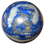 SatinCrystals-Lapis-Ball-Collectible-Royal-Blue-Afghan-Sphere-Lazuli-Gold-Pyrite-Stone-Exact-One-C05-0