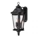 Savoy-House-5-1143-BK-Outdoor-Sconce-with-Clear-Shades-Black-Finish-0