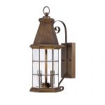 Savoy-House-5-5950-290-Outdoor-Sconce-with-Clear-Bevel-Shades-Burnished-Sienna-Finish-0