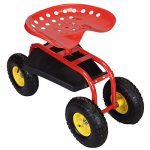 Sawan-Shop-Rolling-Garden-Cart-Work-Seat-With-Heavy-Duty-Tool-Tray-Gardening-Planting-Red-0-0