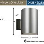 Sea-Gull-Lighting-Outdoor-Cylinders-One-Light-Outdoor-Wall-Lantern-0-0