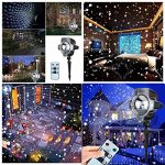 Snowfall-Light-Projector-AVEKI-Rotating-Waterproof-White-Snowflake-Fairy-Landscape-Projection-Lights-with-Wireless-Remote-for-Outdoor-Wedding-Christmas-Halloween-Holiday-Outside-Decoration-0-0