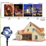 Snowfall-Light-Projector-AVEKI-Rotating-Waterproof-White-Snowflake-Fairy-Landscape-Projection-Lights-with-Wireless-Remote-for-Outdoor-Wedding-Christmas-Halloween-Holiday-Outside-Decoration-0-2