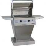 Solaire-27-Inch-Basic-InfraVection-Propane-Pedestal-Grill-Stainless-Steel-0