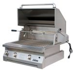 Solaire-30-Inch-InfraVection-Natural-Gas-Built-In-Grill-with-Rotisserie-Kit-Stainless-Steel-0
