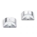 Solar-Security-Wall-Lights-Motion-Sensor-2-Pack-Rechargeable-Outdoor-Waterproof-Stainless-Steel-for-Patio-Lawn-Yard-Deck-and-Doorway-0