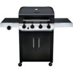 Stainless-Steel-Outdoor-Gas-Grill-4-Burners-With-Porcelain-Coated-Grates-Black-0