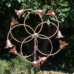 Stanwood-Wind-Sculpture-Kinetic-Copper-Dual-Spinner-Tumbling-Flowers-0-0