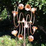 Stanwood-Wind-Sculpture-Kinetic-Copper-Dual-Spinner-Tumbling-Flowers-0-1