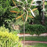 Stanwood-Wind-Sculpture-Large-Kinetic-Copper-Dual-Spinner-Dancing-Willow-Leaves-Jumbo-Version-3-ft-Across-9-ft-Tall-0-1