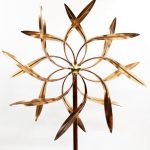Stanwood-Wind-Sculpture-Large-Kinetic-Copper-Dual-Spinner-Dancing-Willow-Leaves-Jumbo-Version-3-ft-Across-9-ft-Tall-0