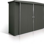 Stratco-Storage-Shed-Locker-95-ft-x-28-ft-x-62-ft-Utility-Garden-Shed-Pre-Painted-Steel-Construction-With-Sliding-Door-0