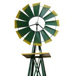 Super-Deal-8-Iron-Windmill-Ornamental-Garden-Weather-Resistant-Weather-Vane-0-0