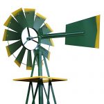 Super-Deal-8-Iron-Windmill-Ornamental-Garden-Weather-Resistant-Weather-Vane-0-2