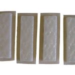 Textured-Brick-Facing-Set-of-4-Concrete-Plaster-Molds-6042-0