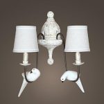 Traditonal-countryside-bird-double-2-candle-wall-lamp-in-the-vintage-style-0