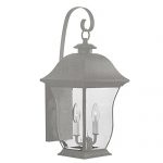 Transglobe-Lighting-4971-BN-Outdoor-Wall-Light-with-Beveled-Glass-Shades-Brushed-Nickel-Finished-0