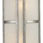 Trevot-2-Light-Outdoor-Wall-Sconce-in-Sunset-Silver-and-Frosted-Glass-0