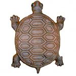 Turtle-Stepping-Stones-Set-of-6-Cast-Iron-Rust-Finish-0