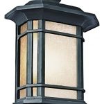 Two-Light-Black-Tea-Stained-Linen-Glass-Wall-Lantern-0-0