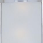 Two-Light-Frosted-Glass-Stainless-Steel-Outdoor-Wall-Light-5002FTSST-0