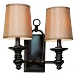 Two-Light-Rubbed-Oil-Bronze-Wall-Light-0