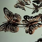 Upper-Deck-LTD-Aged-Copper-Finish-Butterfly-Garden-Twirler-Kinetic-Wind-Spinner-Stake-0-2