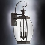 Urban-Ambiance-Luxury-Colonial-Outdoor-Wall-Light-Large-Size-21-H-x-75-W-Transitional-Style-Elements-Bowed-Design-Gorgeous-Dark-Medieval-Bronze-Finish-Beveled-Glass-UQL1171-0-1