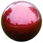 VCS-RED10-Mirror-Ball-10-Inch-Red-Stainless-Steel-Gazing-Globe-0
