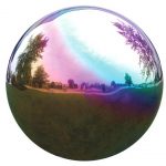 VCS-RNB12-Mirror-Ball-12-Inch-Rainbow-Stainless-Steel-Gazing-Globe-0