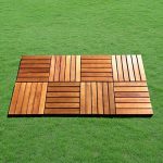 Vifah-Natural-Acacia-Hardwood-Deck-Tiles-Pack-of-10-Horizontal-slats-0
