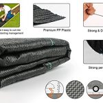 WINIT-11-Piece-Weed-Barrier-Fabric-3ftx30ft-with-10-Landscape-Stakes-Heavy-Duty-UV-Stabilized-Garden-Landscape-Weed-Control-Mat-Sunbelt-Ground-Cover-and-Durable-Anchoring-Spikes-0-2