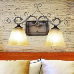 Wall-Lamp2-Light-Traditional-Iron-Resin-Glass-Painting-0-1