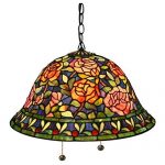 Warehouse-of-Tiffany-Southern-Belle-Rose-ES-93-Pendant-Light-0