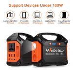 Webetop-155Wh-42000mAh-Portable-Generator-Inverter-Battery-100W-Camping-Emergency-Home-Use-UPS-Power-Source-Charged-by-Solar-PanelWall-Car-with-110V-AC-Outlet3-DC-12V3-USB-Port-0-1